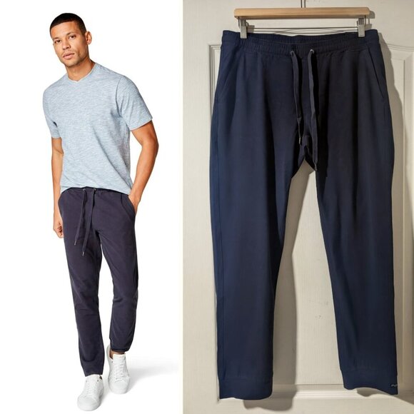 Good Man Brand | Jetset joggers In Sky Captain Navy (Large) - Picture 1 of 12
